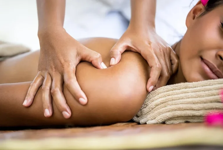 Focused deep tissue muscle therapy and pressure point relief