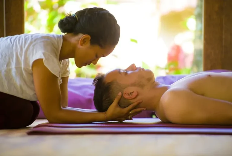 Targeted head and shoulder tension relief massage