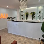 Welcoming reception counter area at Joyful Massage & Spa