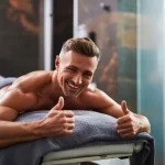 Soothing full-body relaxation massage session
